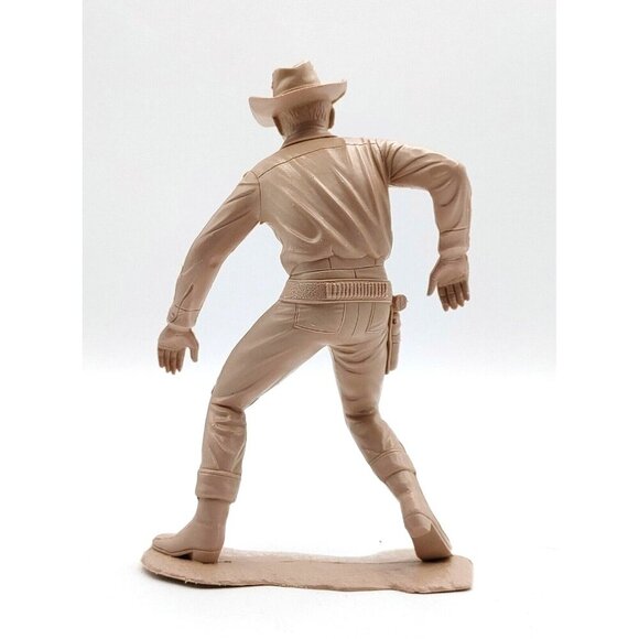 1964 Louis Marx 5" Boeco Cowboy Plastic Figure In Beige - Picture 3 of 4
